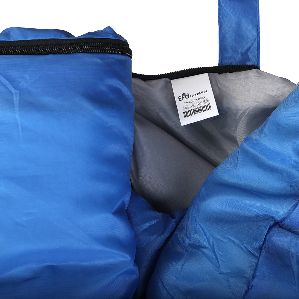 EAUlayamen Sleeping Bag Adult Outdoor Camping Four Seasons Convenient Travel Warm and Cold Resistant Sleeping Bag.