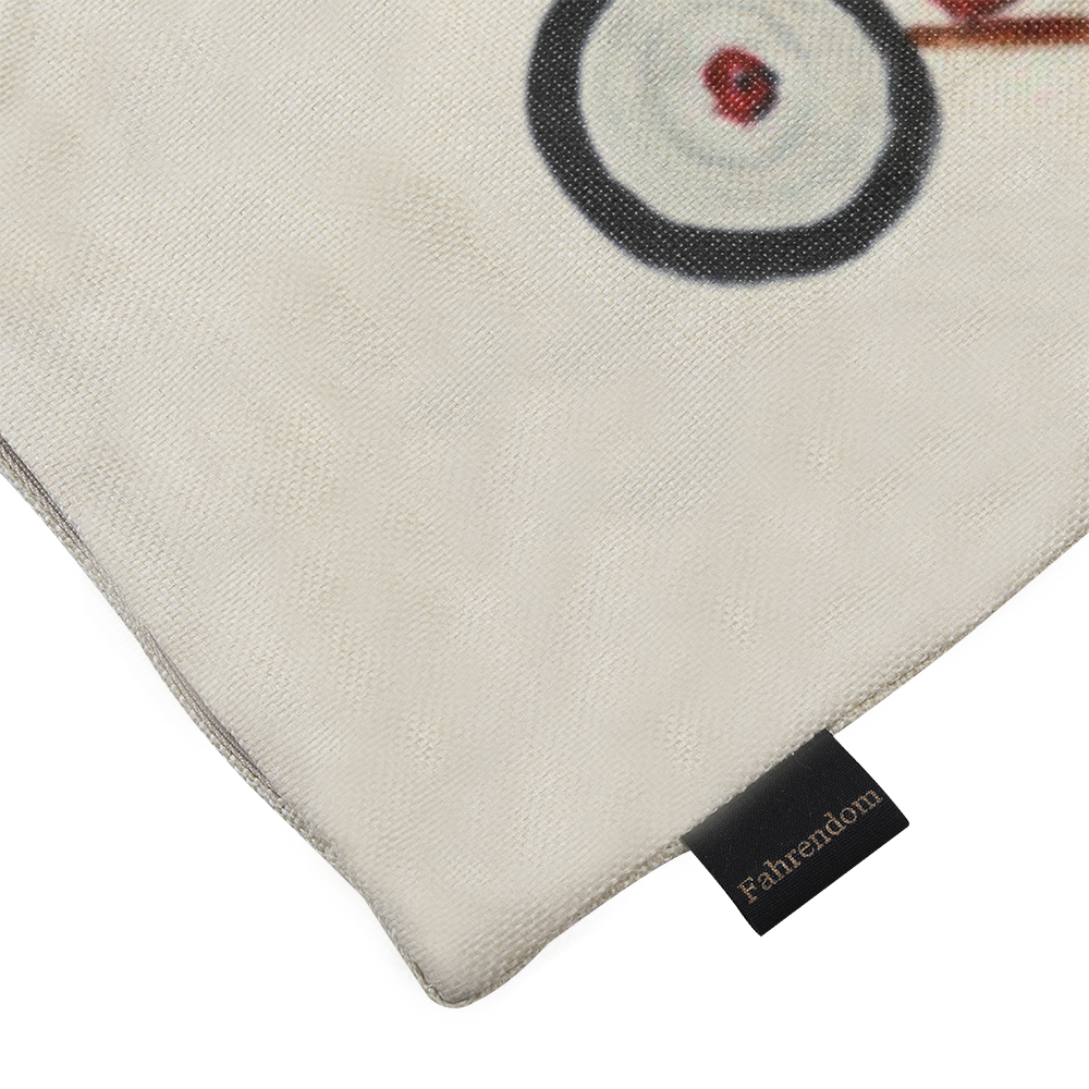 Fahrendom Pillow case, linen pillow, living room, office, waist rest pillowcase, detachable and washable