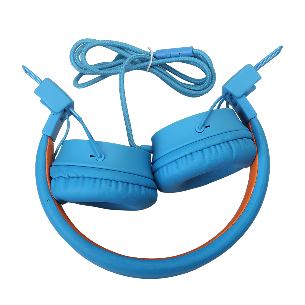 Chenfec Wired headphones, blue headphones for children and adults, available for both men and women,Fits all 3.5mm Jack ﻿