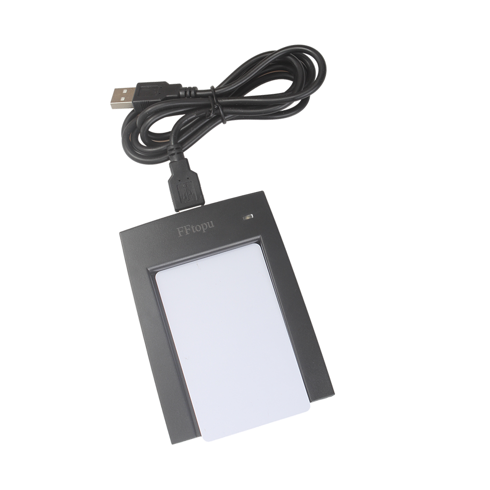 FFtopu Chip card readers,2.0 Smart Card Reader USB Common Access CAC, Compatible With Windows, Mac OS And Linux, Plug And Play, Compatible With Smart Chip Cards ﻿