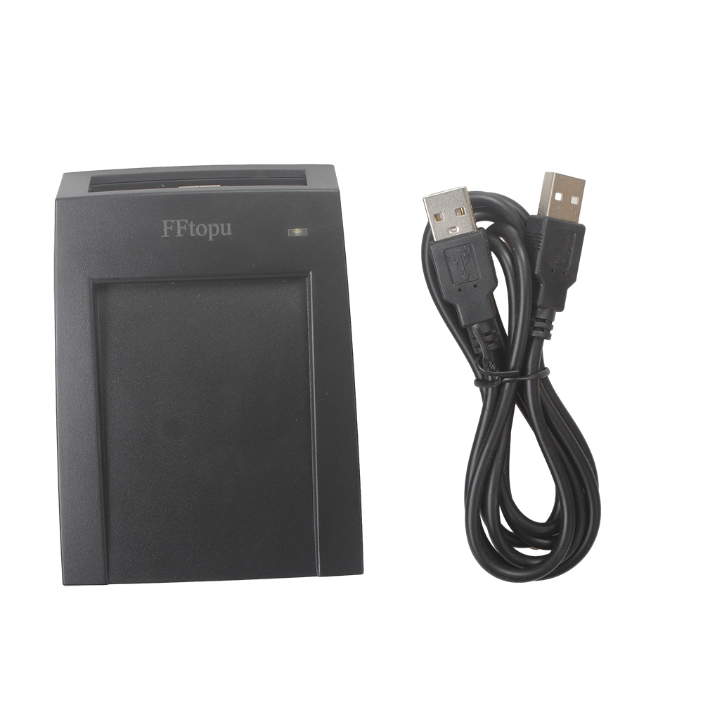 FFtopu Chip card readers,2.0 Smart Card Reader USB Common Access CAC, Compatible With Windows, Mac OS And Linux, Plug And Play, Compatible With Smart Chip Cards ﻿