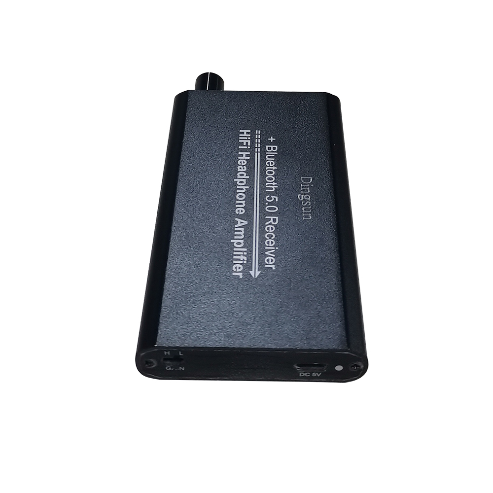 DINGSUN Audio amplifier, Portable HiFi Headphone Amplifier,3.5mm Audio Rechargeable Audio Amplifier Compatible MP3/4, Phones, Computer and Various 3.5mm Audio Digital Devices