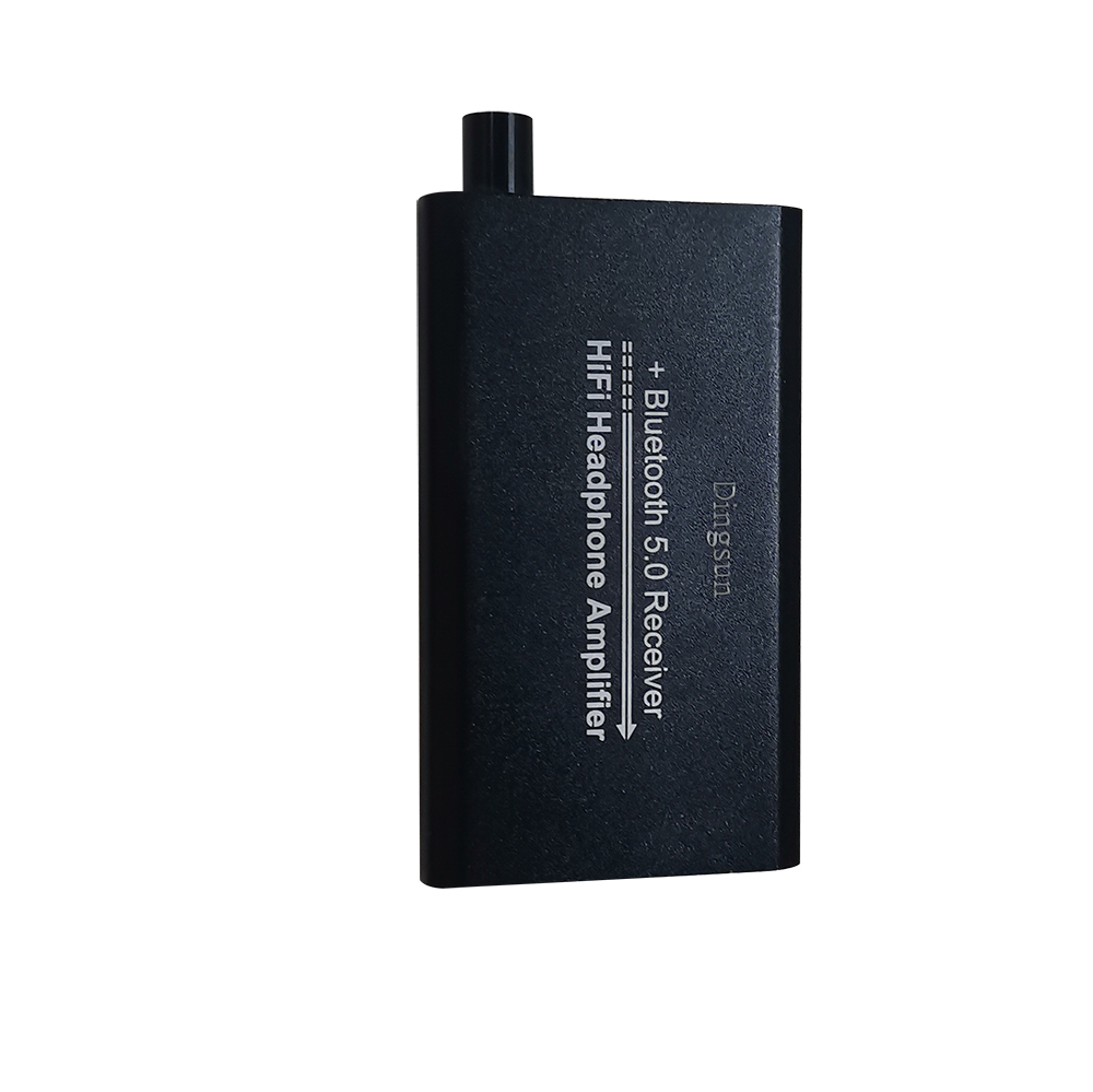 DINGSUN Audio amplifier, Portable HiFi Headphone Amplifier,3.5mm Audio Rechargeable Audio Amplifier Compatible MP3/4, Phones, Computer and Various 3.5mm Audio Digital Devices