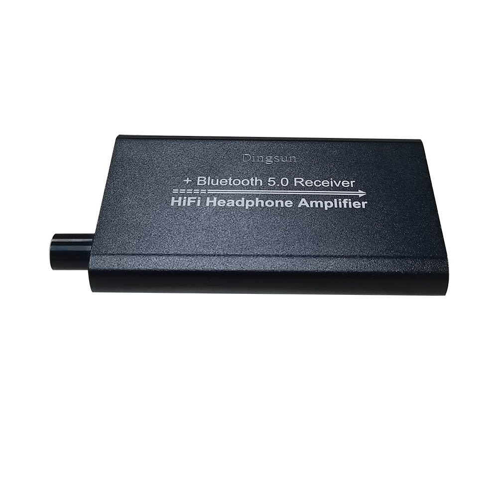 DINGSUN Audio amplifier, Portable HiFi Headphone Amplifier,3.5mm Audio Rechargeable Audio Amplifier Compatible MP3/4, Phones, Computer and Various 3.5mm Audio Digital Devices