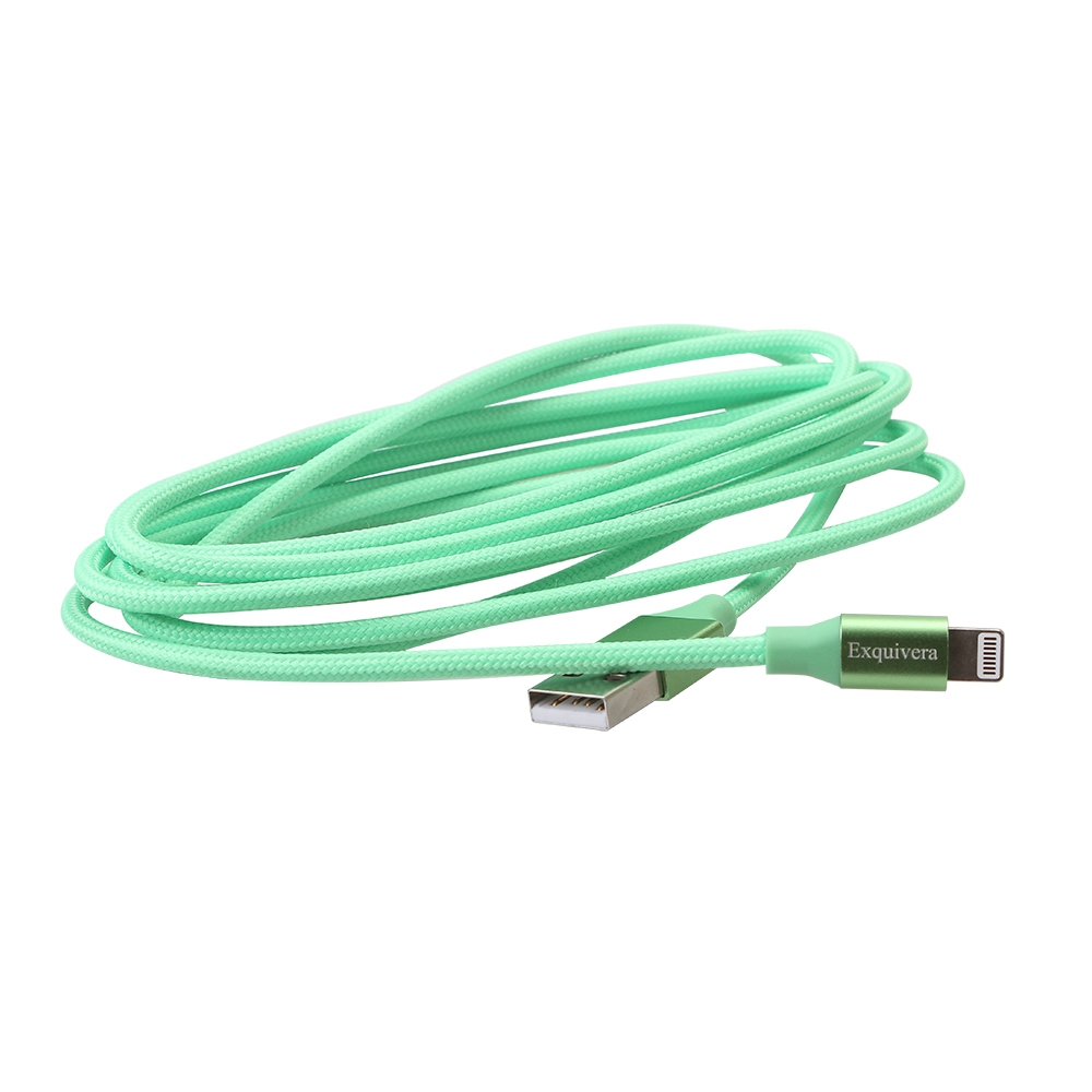 Exquivera USB cables,Nylon Braided USB Cable,Lightning to USB Cable iPhone Charger Cord, 6FT Fast Charging Cable for iPhone 14 13 12 11 Pro Max XR XS X 8 7 6 Plus SE iPad.