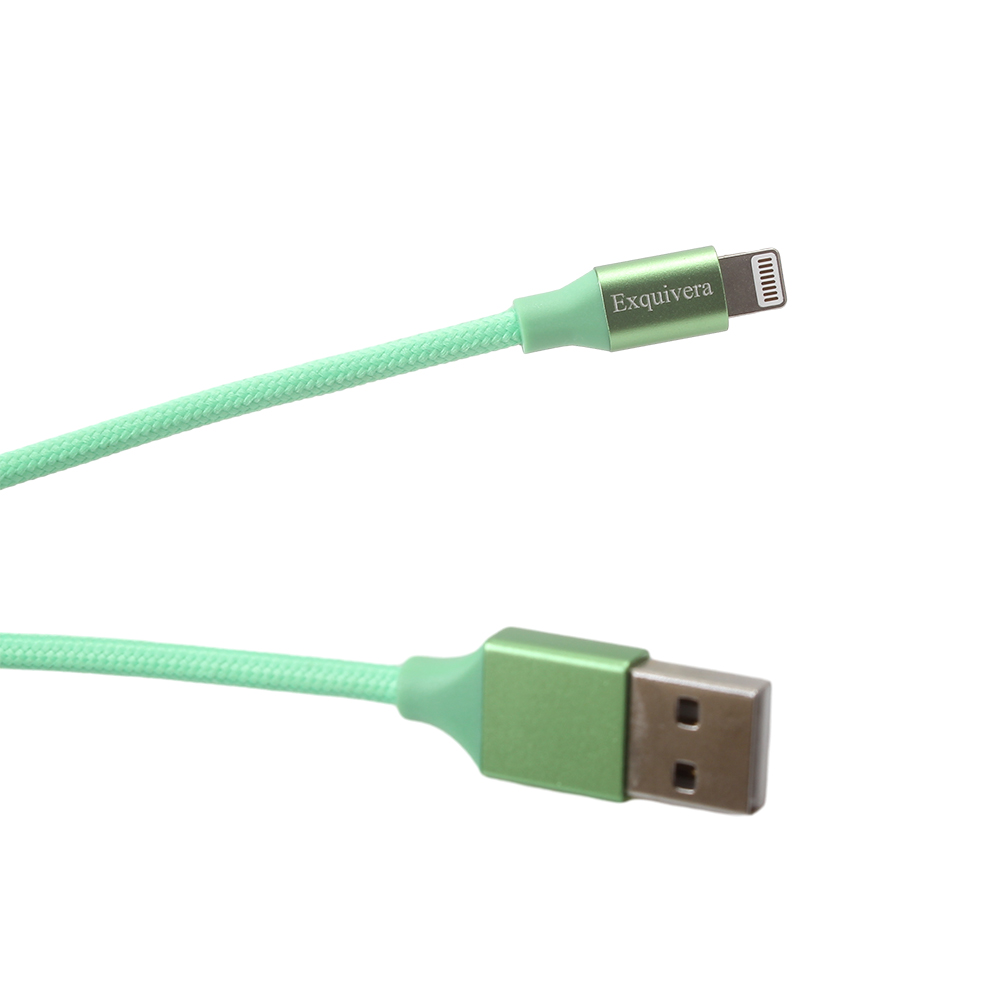 Exquivera USB cables,Nylon Braided USB Cable,Lightning to USB Cable iPhone Charger Cord, 6FT Fast Charging Cable for iPhone 14 13 12 11 Pro Max XR XS X 8 7 6 Plus SE iPad.