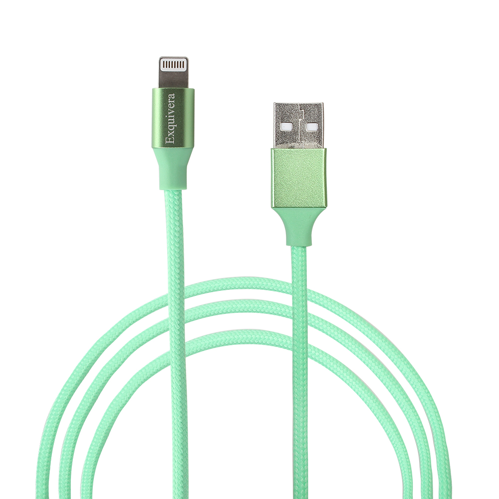 Exquivera USB cables,Nylon Braided USB Cable,Lightning to USB Cable iPhone Charger Cord, 6FT Fast Charging Cable for iPhone 14 13 12 11 Pro Max XR XS X 8 7 6 Plus SE iPad.