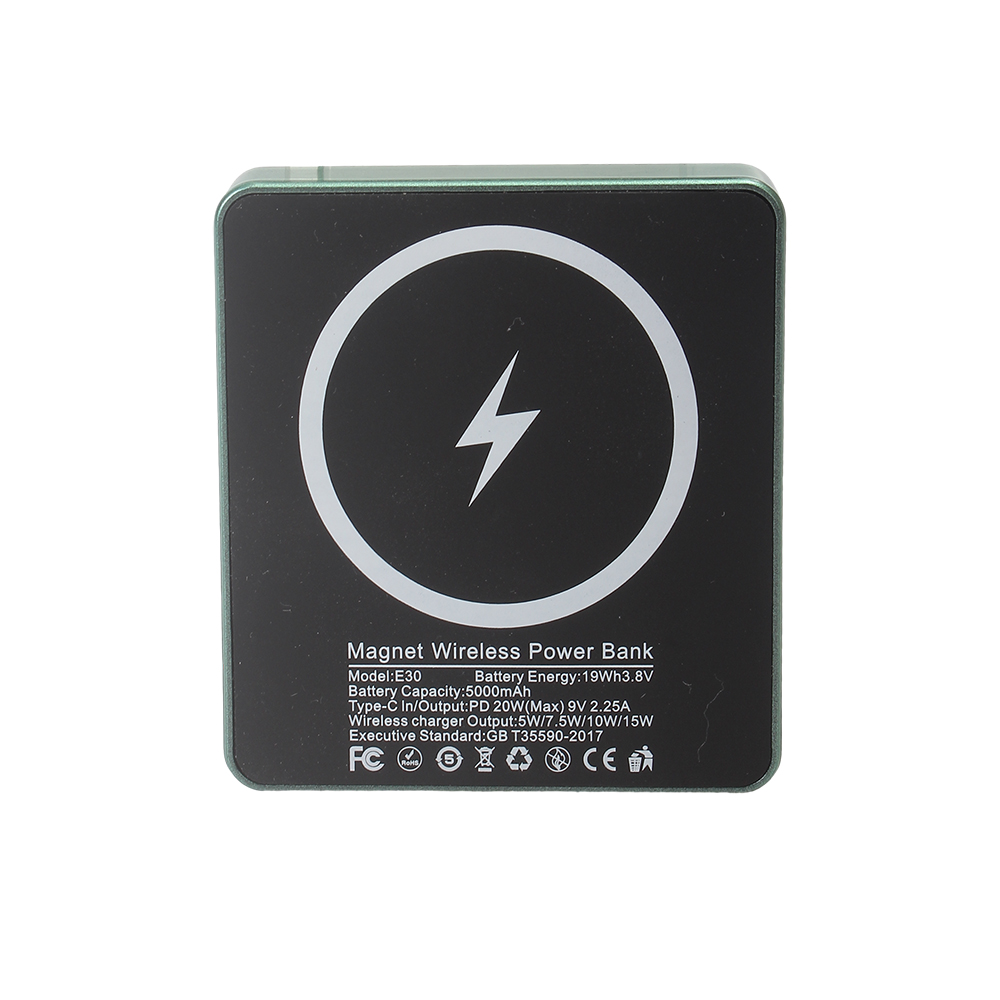 Exquivera Multifunctional battery charger Charging bank 5000mah wireless fast charging with large capacity