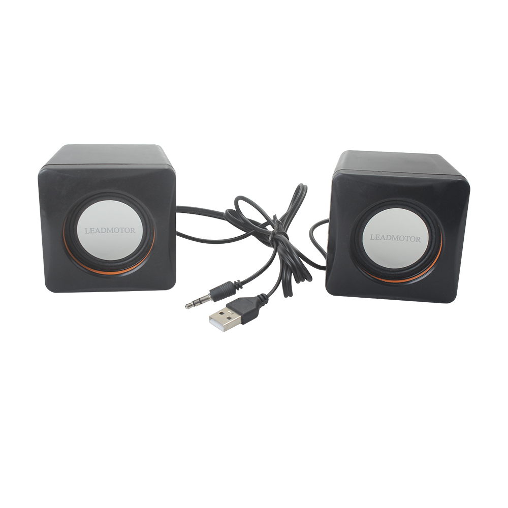 LEADMOTOR Speaker,Desktop Mini Music Speaker with 3.5mm Jack for Laptop/Computer