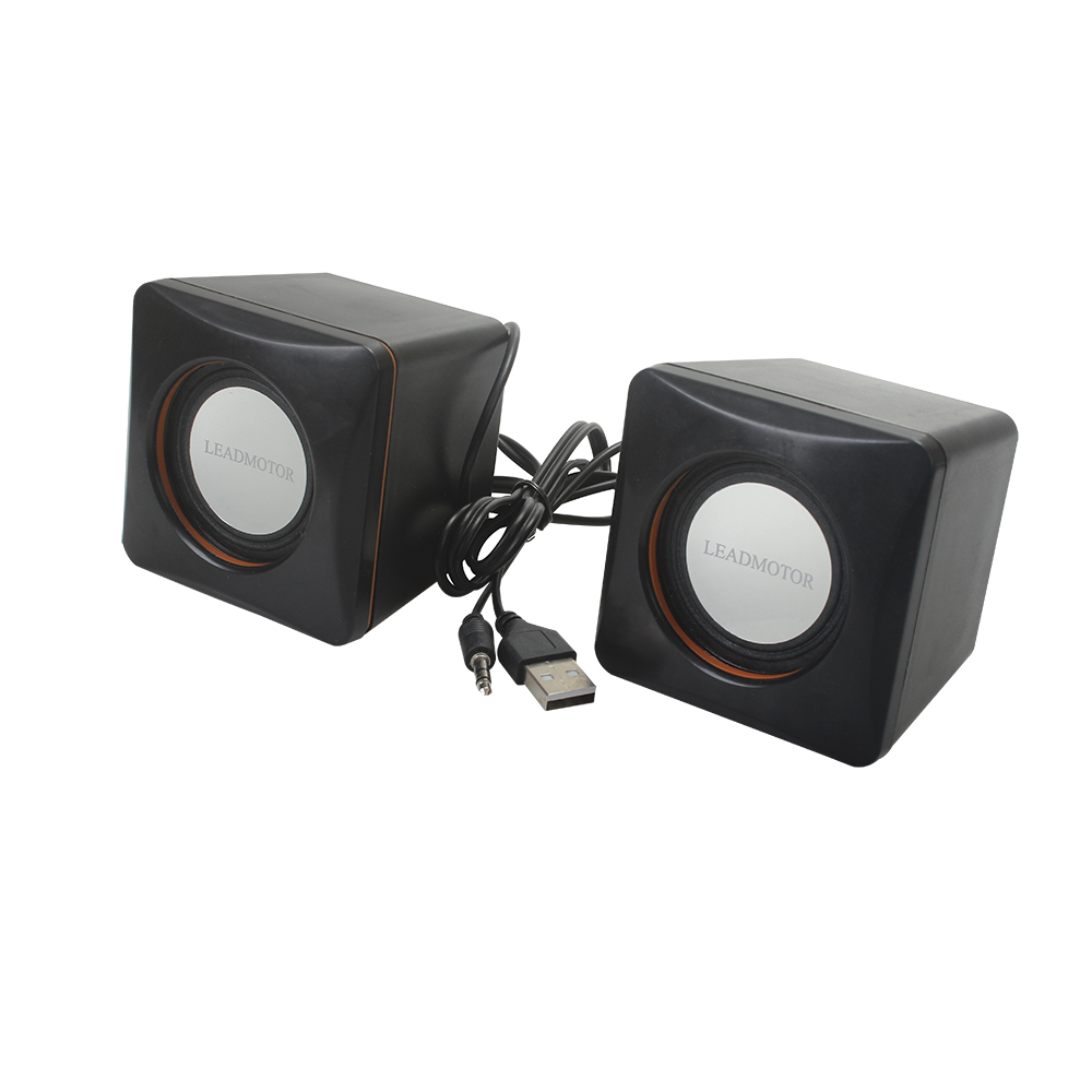 LEADMOTOR Speaker,Desktop Mini Music Speaker with 3.5mm Jack for Laptop/Computer
