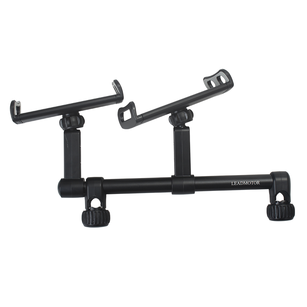 LEADMOTOR Cell Phone Mounts,Car Headrest Tablet Holder,Adjustable Stretchable Car Mount,Dual Positions Holder and 360° Rotation