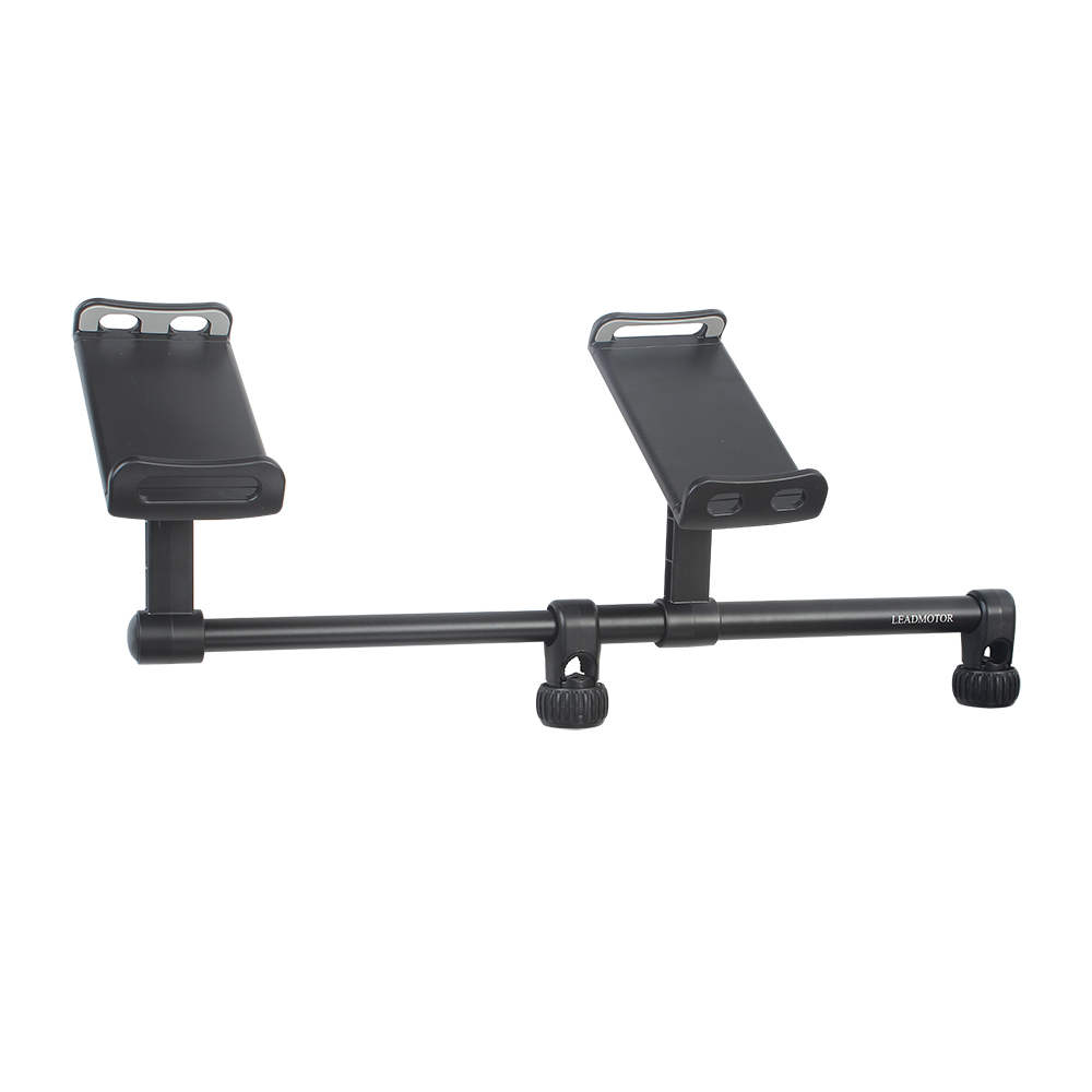LEADMOTOR Cell Phone Mounts,Car Headrest Tablet Holder,Adjustable Stretchable Car Mount,Dual Positions Holder and 360° Rotation