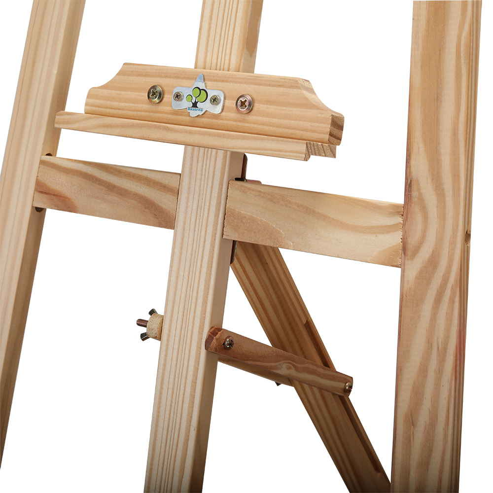Boxtree Versatile Adjustable Easel Stand,Wooden Display Easels for Artistic Expression, Painting, and Presentations | Accommodates Various Canvas Sizes, Easy Assembly.