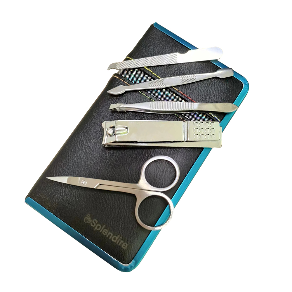 Splendire 20 Pieces Stainless Steel Manicure sets,Toenail Clippers,Pedicure Kit,Nail Manicure Kit,Professional Grooming Care Tools with Luxurious Travel Case