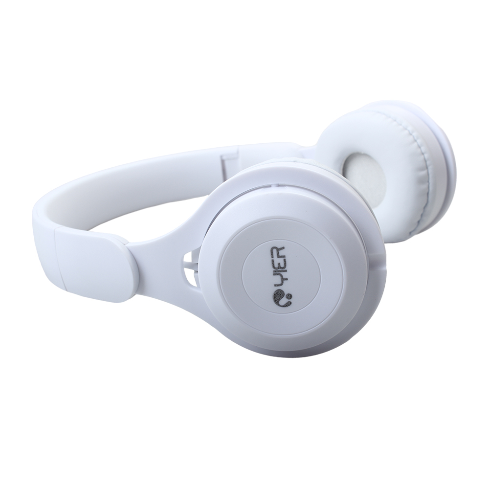 YIER Headphones,Wired Stereo Folding On Ear Headsets with Microphone Volume Control for iPhone, Smartphones, PC, Laptop, Mp3/mp4, Tablet