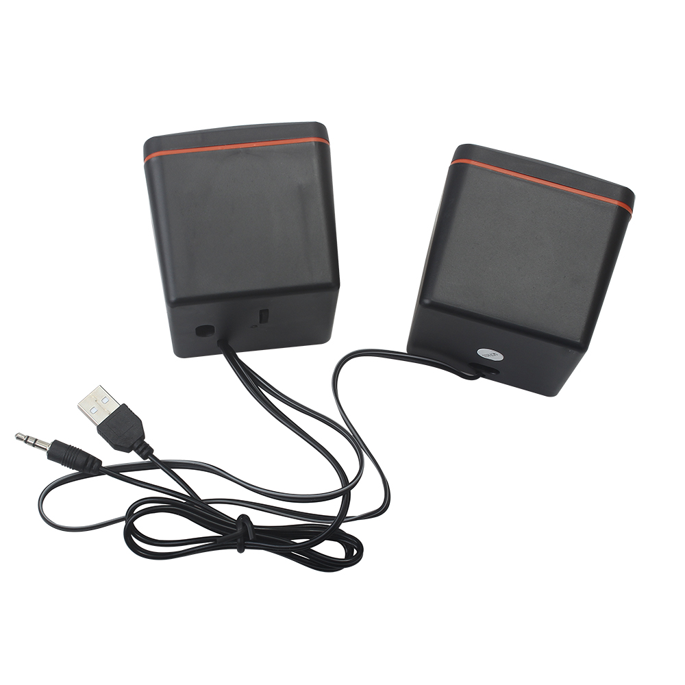 YIER Loudspeakers,Desktop Mini Music Speaker with 3.5mm Jack for Computer/MP3/Smartphones ﻿