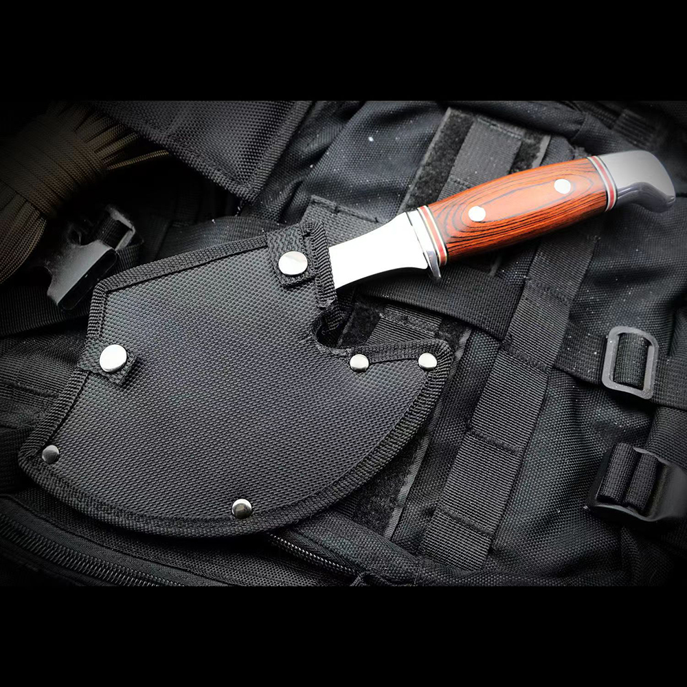 PROKITCHEN Hand-operated animal skinning tool,Outdoors Portable Butcher Game Processor-Includes Sheath,Camping Tool for Outdoor Hunting Survival