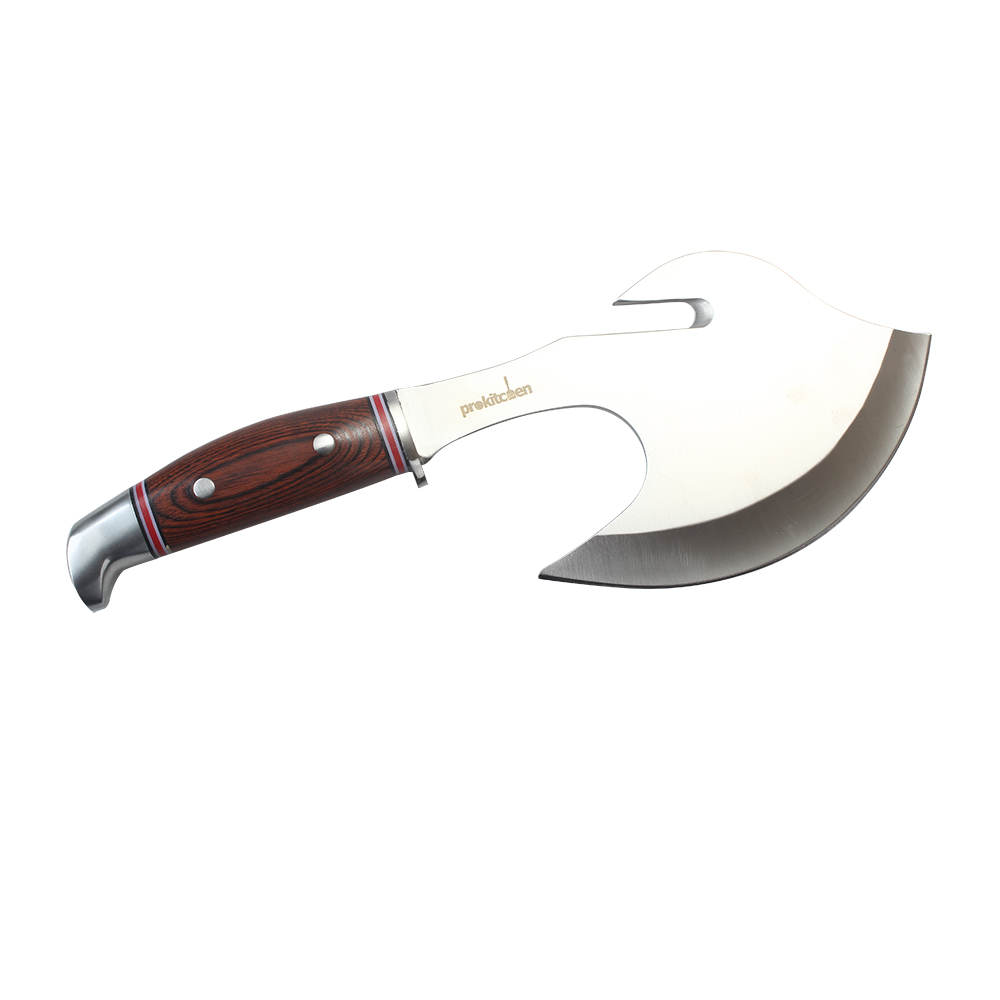 PROKITCHEN Hand-operated animal skinning tool,Outdoors Portable Butcher Game Processor-Includes Sheath,Camping Tool for Outdoor Hunting Survival