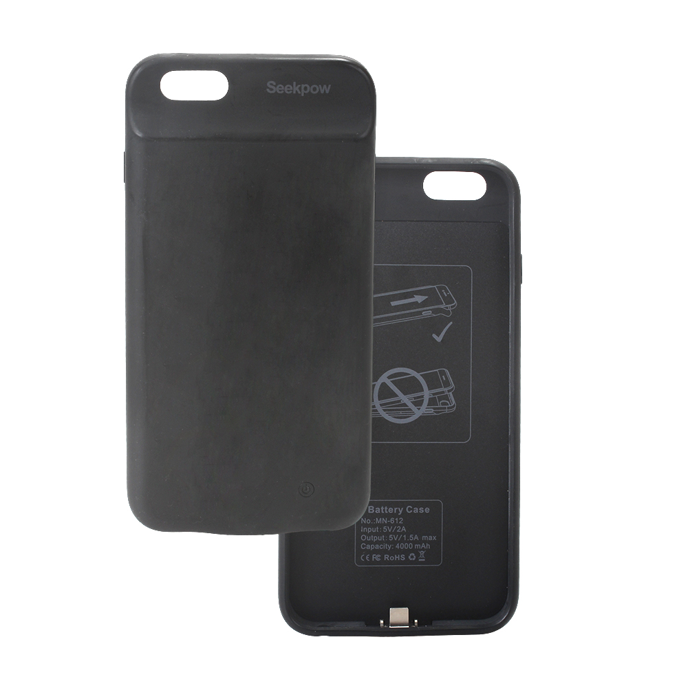 Seekpow Mobile phone cases featuring rechargeable batteries, suitable for Apple 6/7/8Plus wireless fast charging phone case