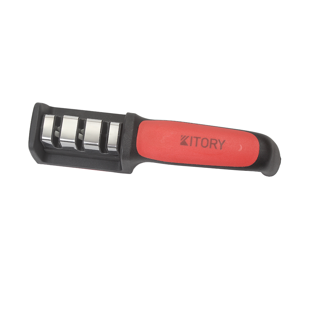 KITORY Knife Sharpenner, 3-Stage Knife Sharpener,Repair, Grind, Polish Blade Sharpenner for Ceramic and Steel Knives.