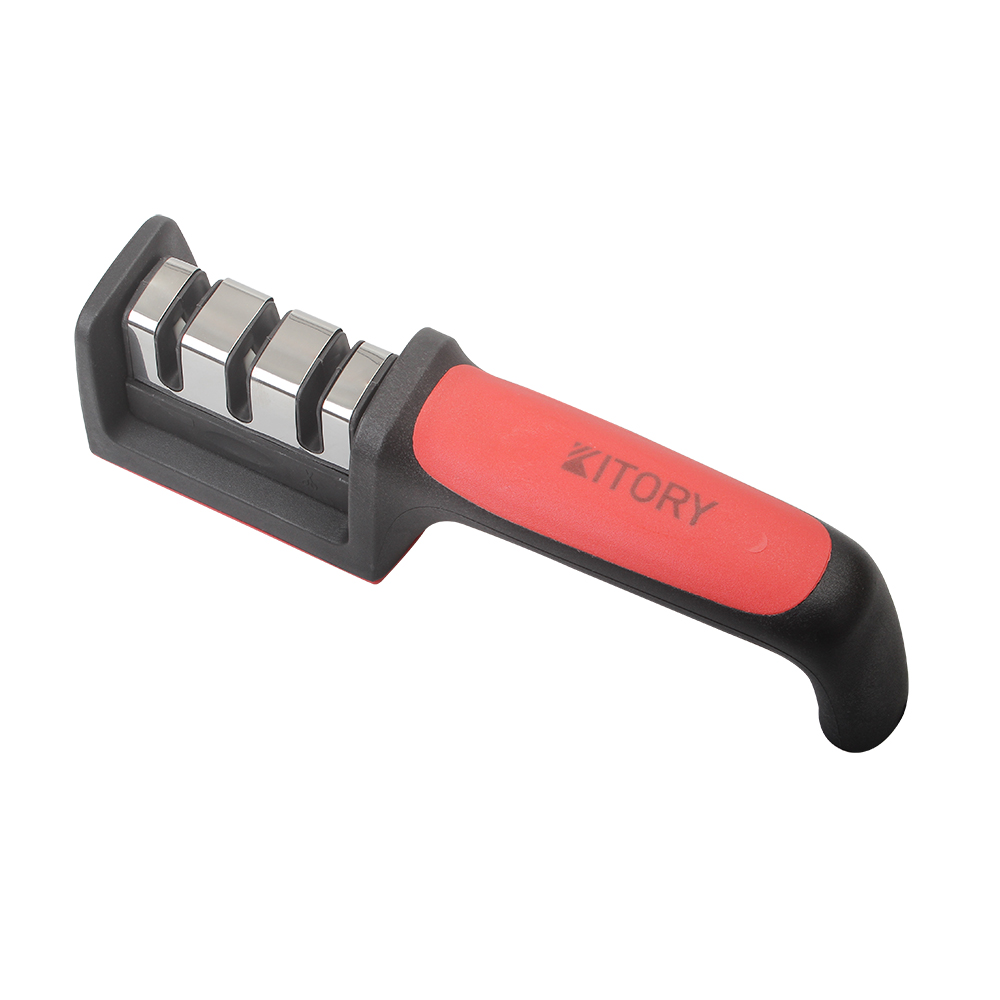 KITORY Knife Sharpenner, 3-Stage Knife Sharpener,Repair, Grind, Polish Blade Sharpenner for Ceramic and Steel Knives.