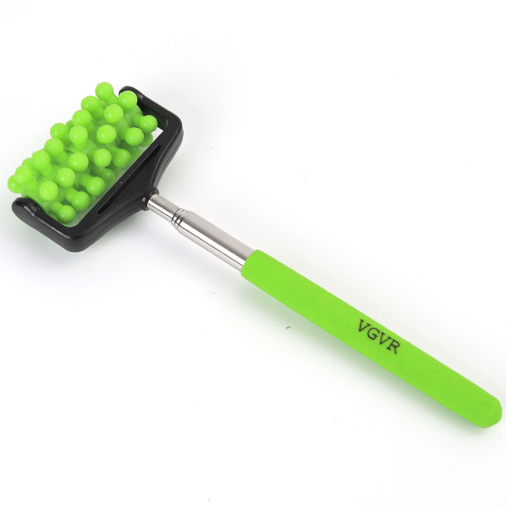 VGVR Long Handle Massager Back Scratcher Body Back Stick Roller for Neck Back Shoulder Massager