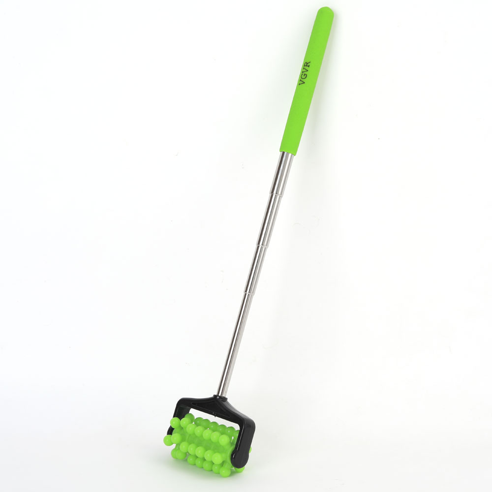 VGVR Long Handle Massager Back Scratcher Body Back Stick Roller for Neck Back Shoulder Massager