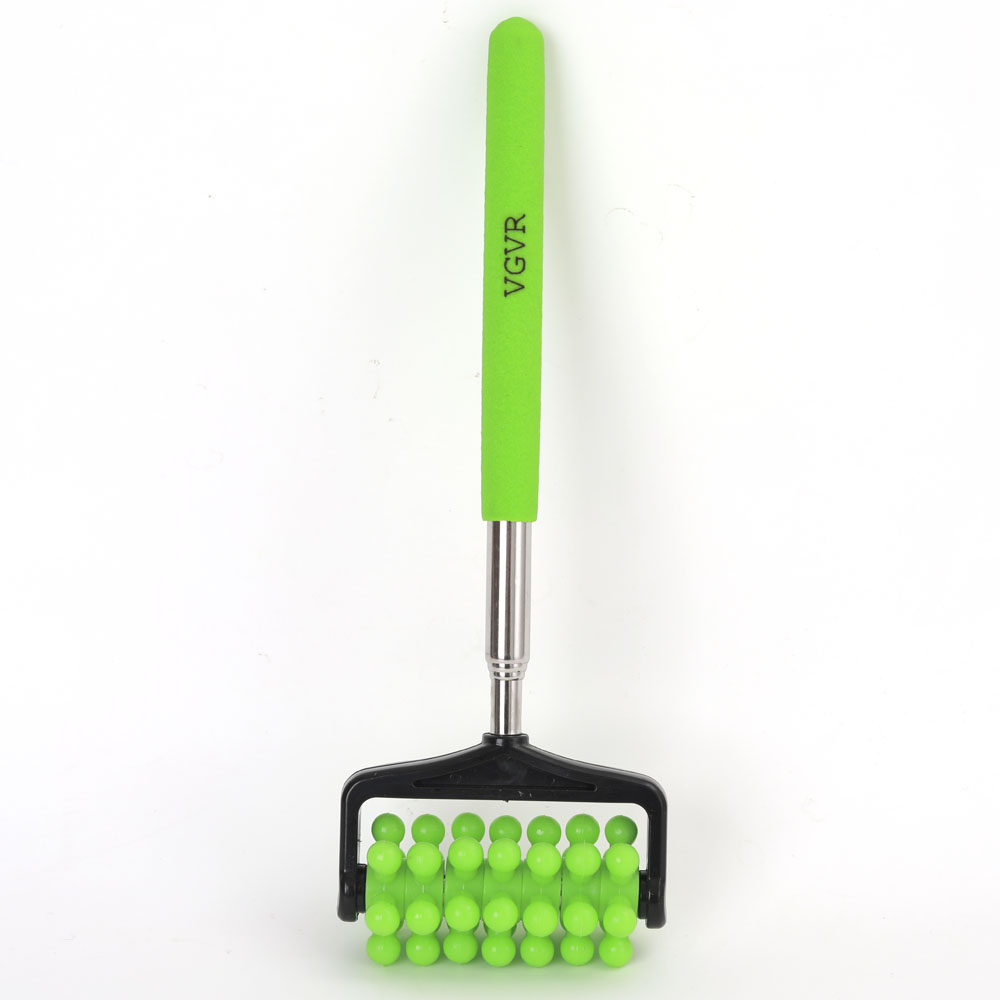 VGVR Long Handle Massager Back Scratcher Body Back Stick Roller for Neck Back Shoulder Massager