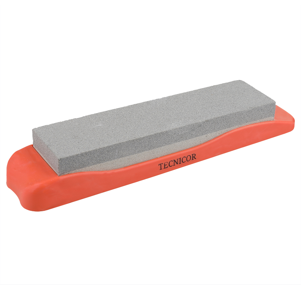 TECNICOR Knife Sharpening Stone, Whetstone Dual Sided 1000/6000 Grit Waterstone with Angle Guide Non Slip Rubber Base Holder, Knife Sharpeners Tool Kit for Kitchen Hunting ﻿