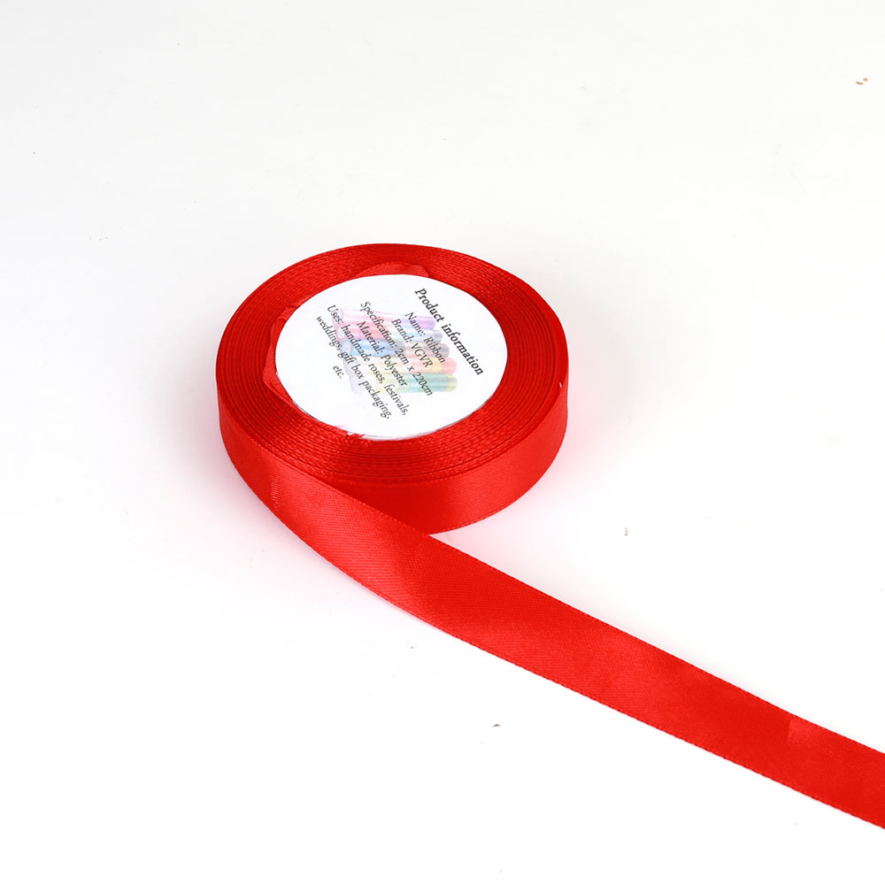 VGVR Ribbon, Satin Ribbons for Crafts Christmas Ribbon Full Gifts Birthday Party Weddings Scrapbooking Decor Flower Arranging