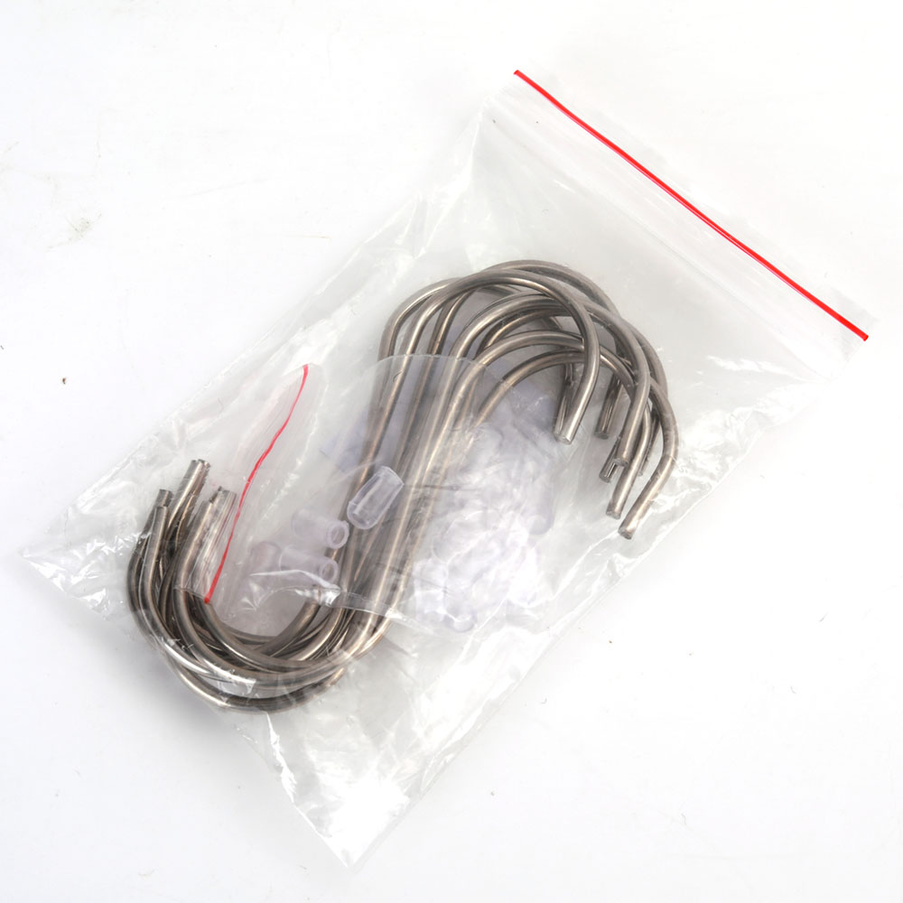 XNYV Metal hooks, Pack 5 Stainless Steel Hanger for Kitchen Bathroom Office Closet - Waterproof