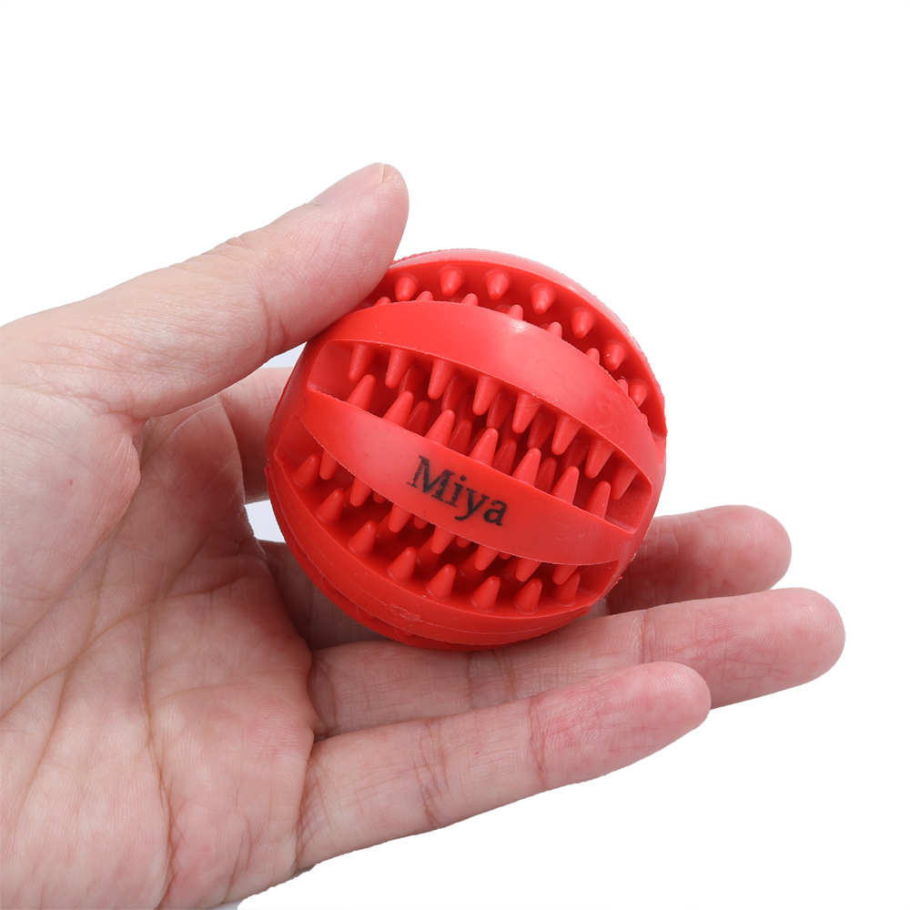 MIYA TOYS FOR DOMESTIC PETS DOG BALLS RUBBER PET BALL FOR DOGSTEETH BALL 3PCS