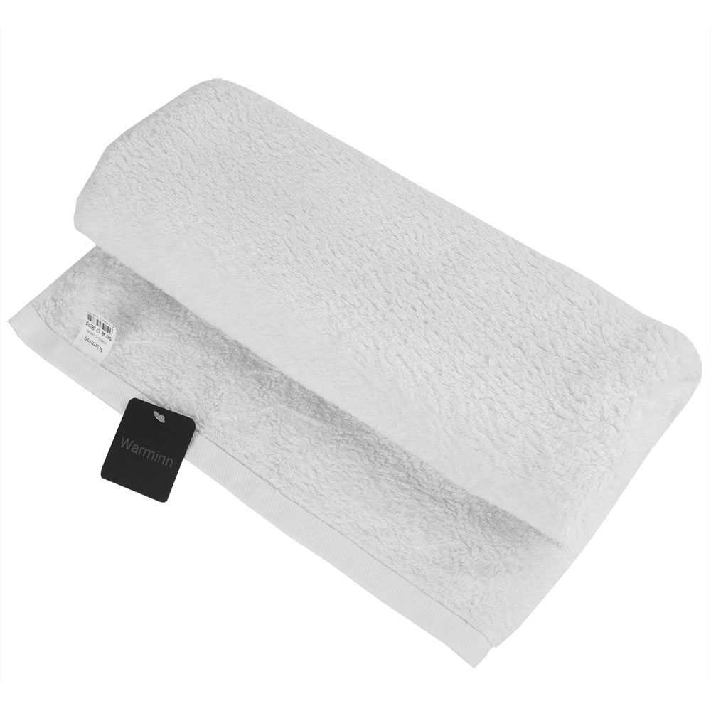 Warminn Bath towels,Premium Jumbo Bath Sheet (90 x 180 cm, 2 Pack) - 600 GSM 100% Ring Spun Cotton Highly Absorbent and Quick Dry Extra Large Bath Towel - Super Soft Hotel Quality Towel (White)