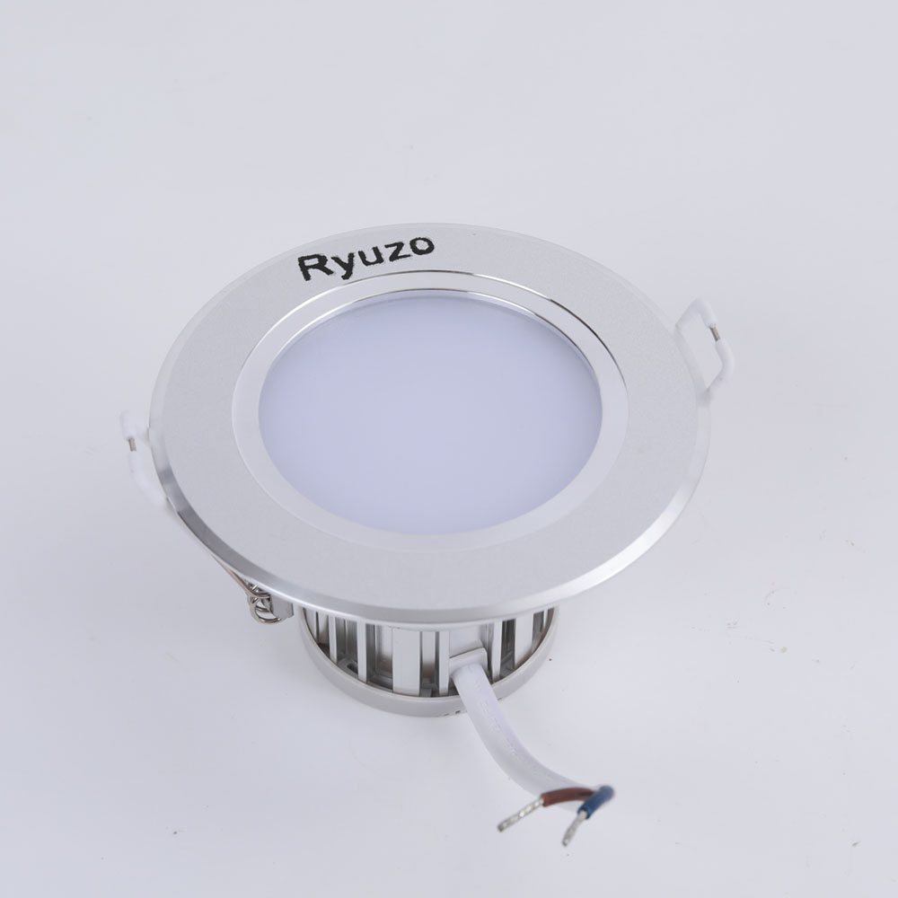 Ryuzo Downlights,LED Recessed Ceiling Lights Spotlights Downlights for Ceiling 5W Warm White 3000K 450LM 230V Round for Living Room Bedroom Kitchen