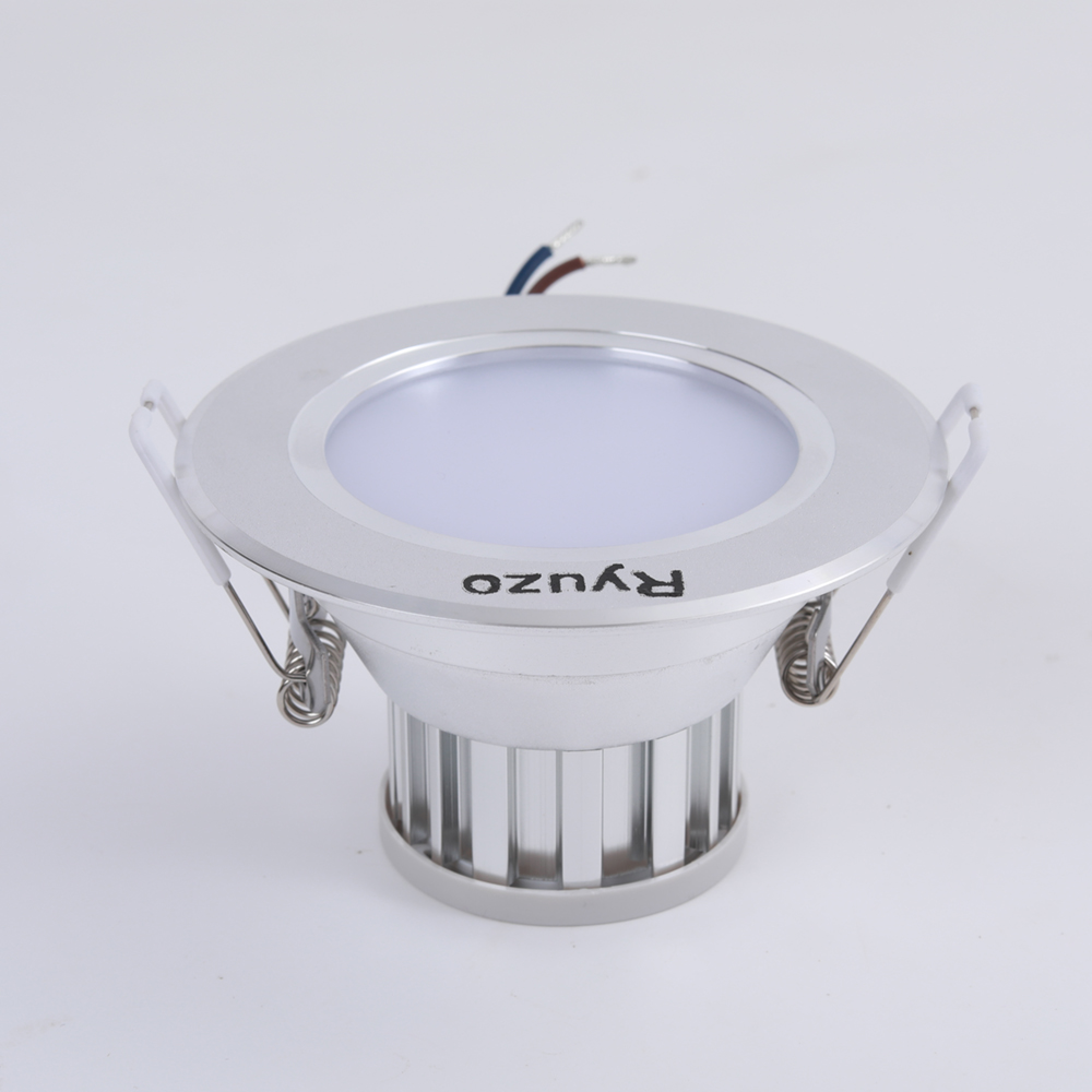 Ryuzo Downlights,LED Recessed Ceiling Lights Spotlights Downlights for Ceiling 5W Warm White 3000K 450LM 230V Round for Living Room Bedroom Kitchen