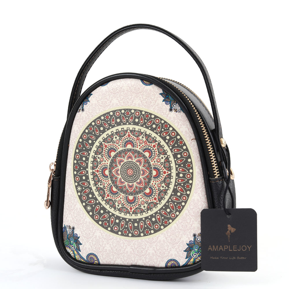 AMAPLEJOY Handbags for ladies,Vintage Small Crossbody Purse Cell Phone Bag for Women ，Small Cross Body Bag for Women PU Leather Handbags with Detachable Strap