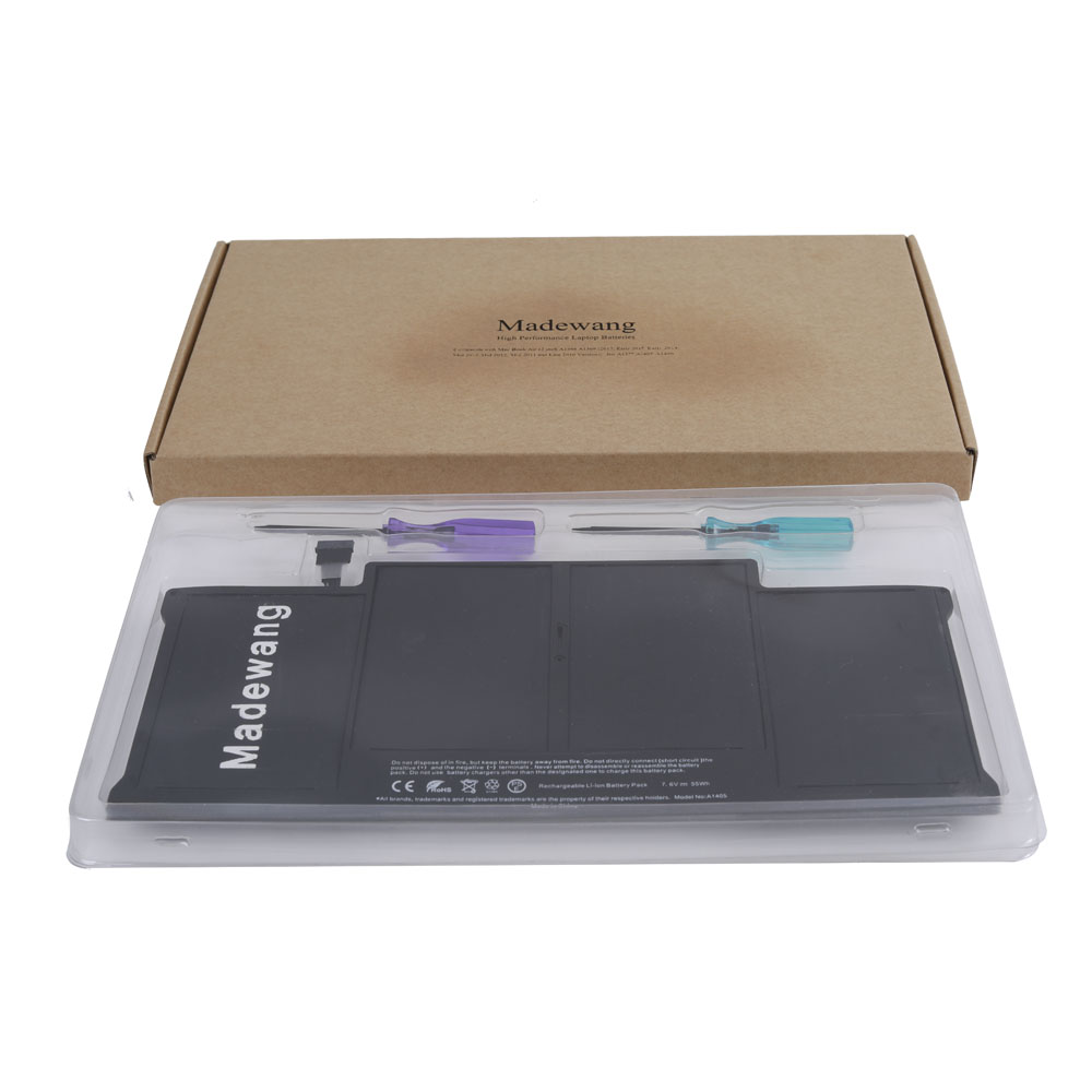 Madewang Batteries，Replacement Battery for Mac Book Air 13 inch A1466 A1369 Made in 2017, Early 2015, Early 2014, Mid 2013, Mid 2012, Mid 2011 and Late 2010, fits A1377 A1405 A1496
