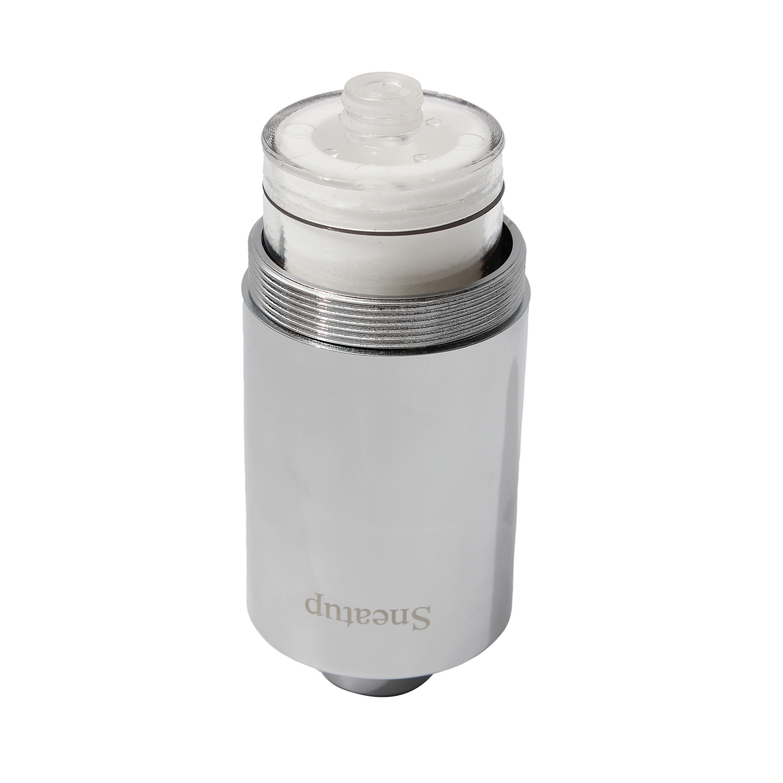 Sneatup Water filters， Kitchen Sink Faucet Aerator Dual Brass Swivel Ball 80° Big Angle Adjustable 2 Spray Function Soft Bubble Stream/Strong Sprayer Faucet Tap Aerator Replacement Chrome - 1.8GPM/FM22