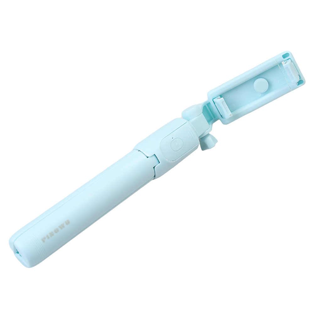 PINOWU Cell Phone Monopods, 3 IN 1 Telescopic Tripod Stand with Wireless Bluetooth Remote Shutter, Portable Tripod with Phone Holder, Compatible with iOS/Android.