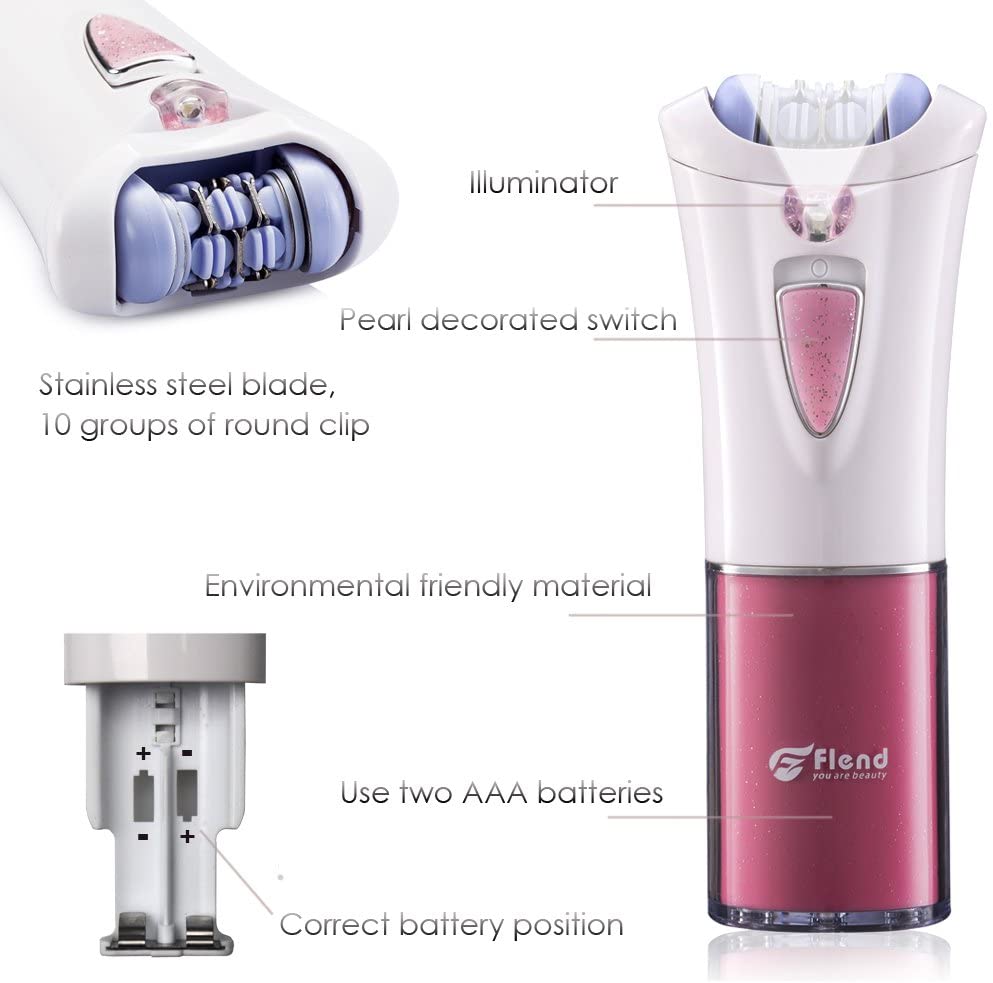 F FLEND YOU ARE BEAUTY Cordless Lady Epilator, Electric Hair Removal, Women’s Epilator, Full Body Hair Shaver Bikini Trimmer