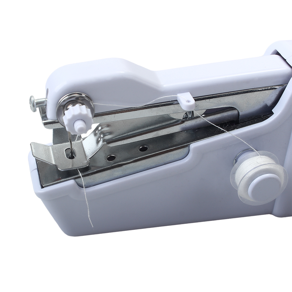 keepow Handheld Sewing Machines,Mini Quick Portable Sewing Machine Suitable for Home, Travel,DIY White
