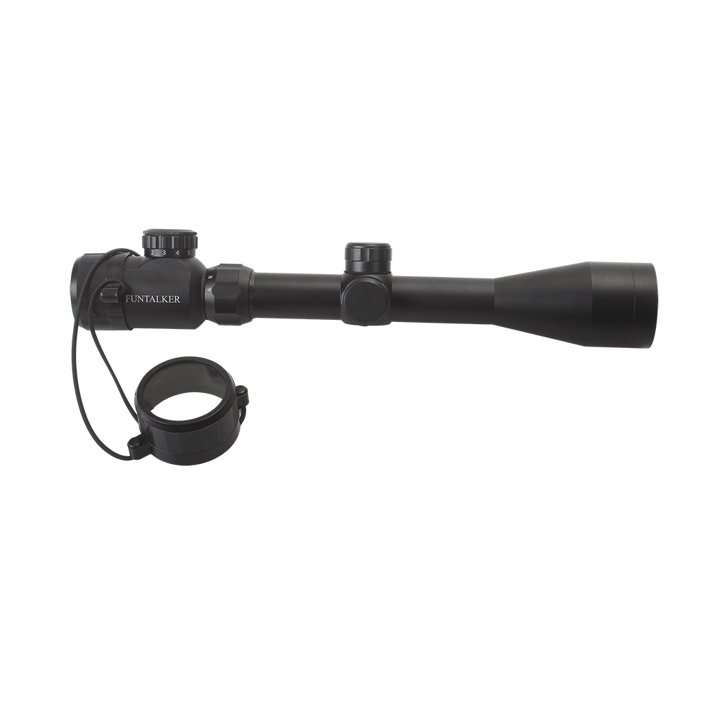 FUNTALKER Telescopic sights for artillery,3-9X40EG Optic Sight Scope Red/Green Illuminated Reticle Sight