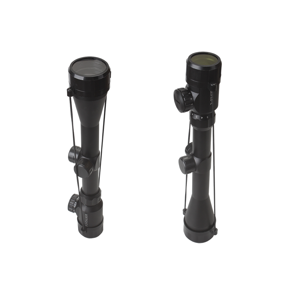 FUNTALKER Telescopic sights for artillery,3-9X40EG Optic Sight Scope Red/Green Illuminated Reticle Sight