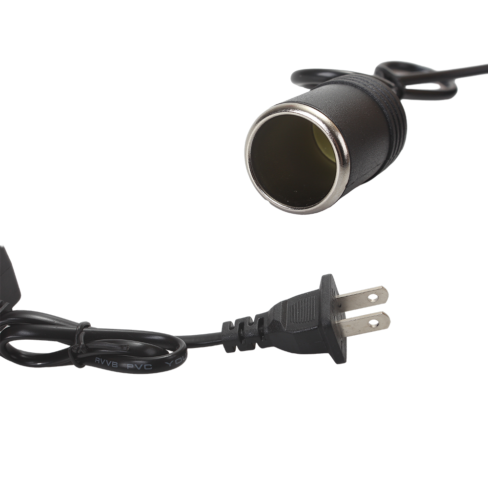 BlueBiu DC/AC Power Converter,Car Cigarette Lighter Socket AC/DC Power Supply Adapter for Tire Inflator, Car Refrigerator, Car Vacuum Cleaner, and Other Car Devices(AC 100V ~ 240V to DC 12V 2A 24W)