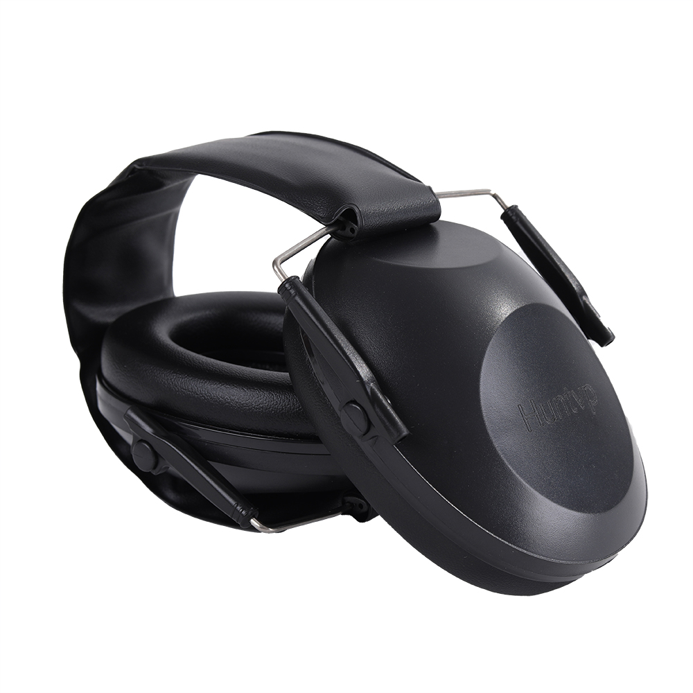 Huntvp Noise cancelling headphones，Adult Ear Defenders, Shooting Noise Cancelling Headphones, Sound Blocking Ear Muffs for Autism Hunting Construction Machinery Work Mowing, Gift for Father's Day -Black
