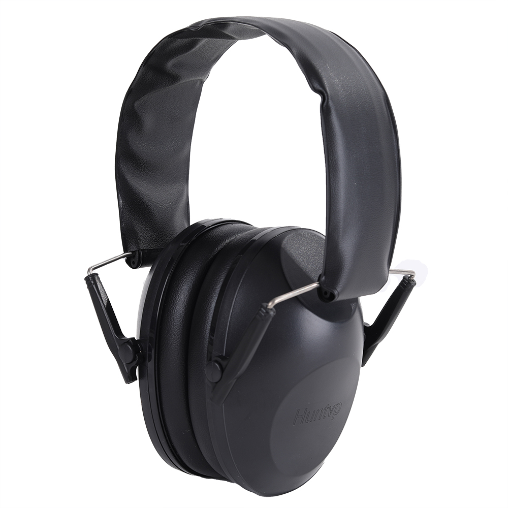 Huntvp Noise cancelling headphones，Adult Ear Defenders, Shooting Noise Cancelling Headphones, Sound Blocking Ear Muffs for Autism Hunting Construction Machinery Work Mowing, Gift for Father's Day -Black