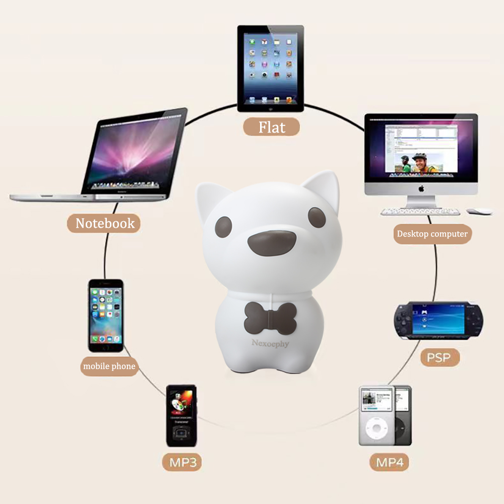 Nexoephy Audio Speaker Computer Audio Desktop Home Small Speaker Office Desk Mini Laptop Speaker