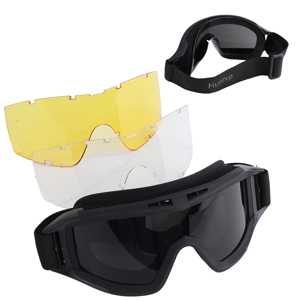 Huntvp Protective eye pieces，Ski Goggles Unisex Snow Goggles Windproof 100% UV Protection, Cycling Motorcycle Snowmobile Ski Goggles,Outdoor Sports Ski Glasses