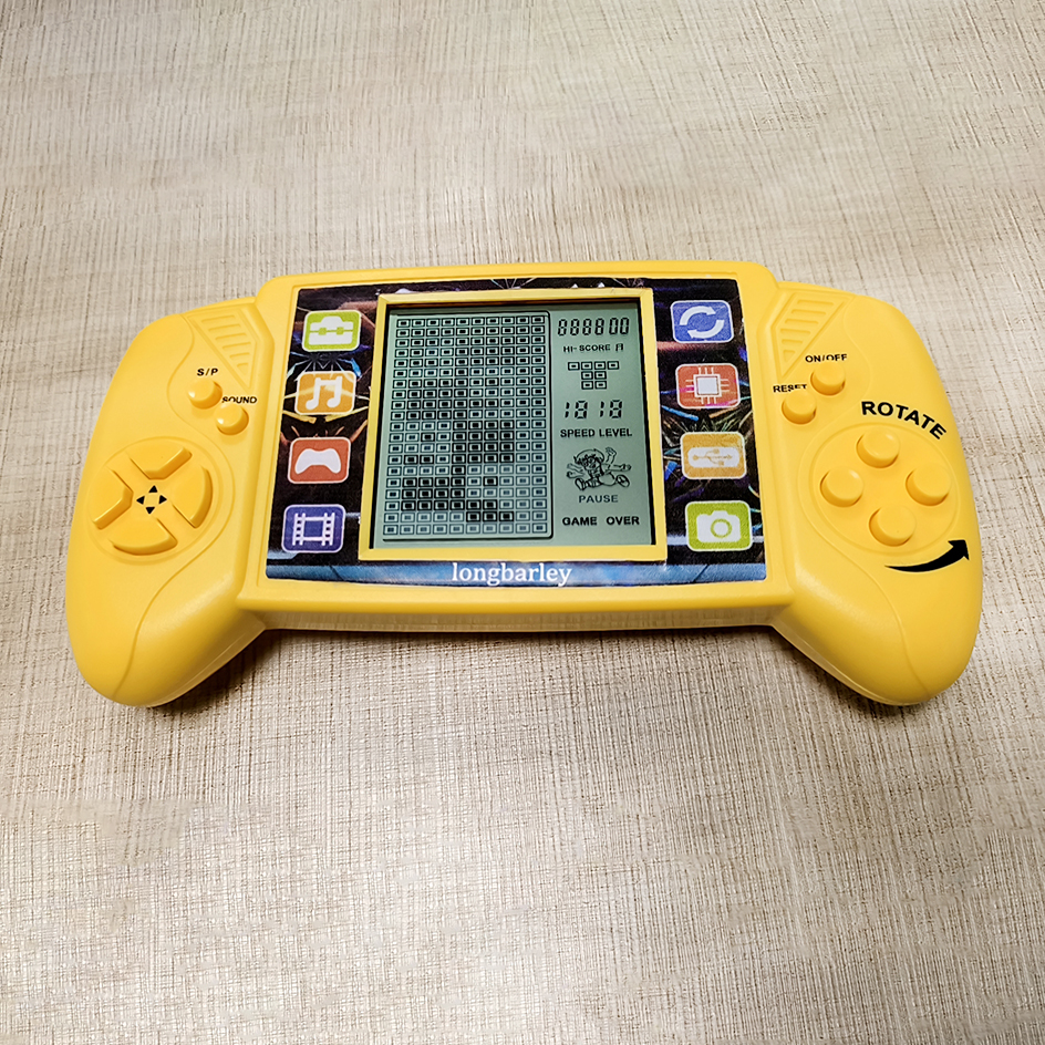 Longbarley Handheld game consoles, Classic Brick Game Handheld Game Console, Children's Educational Toy Handheld
