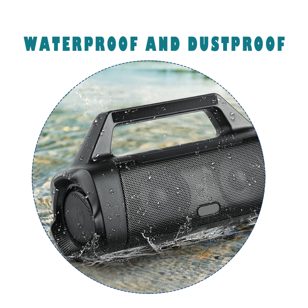 TPBEAT Loudspeakers,Outdoor Portable Subwoofer Speaker Waterproof Wireless Speaker,Loud Stereo,For Home, Car, Outdoor
